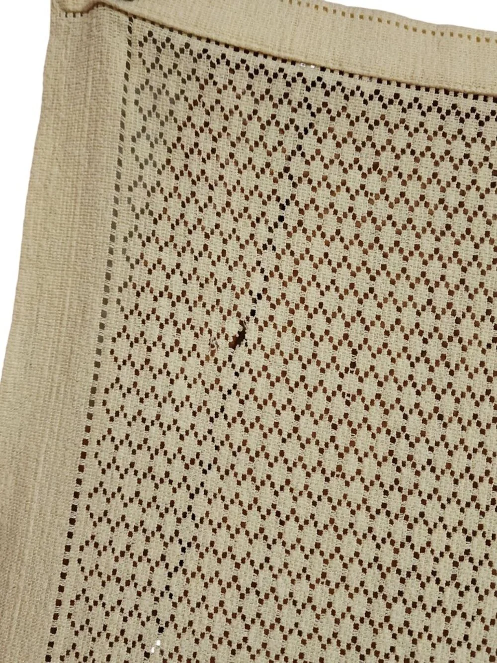 Vintage Baby Blanket Made in Scotland Bears Waffle Weave Burdines - Picture 2 of 6